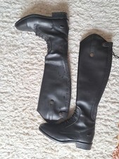 Reitstiefel Gr. 39 Sevilla 9100 Black, Height-50, Calf-35, 9113910, HKM Sports