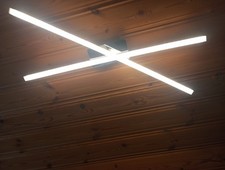 LED Deckenleuchte ein Arm 90Grad schwenkbar 3-stufig dimmbar 2x 8Watt weiß IP20