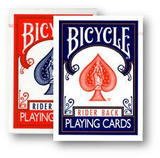 2 Decks (1xrot/1xblau) Bicycle
