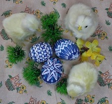 Sorbische Ostereier, 3 Stück