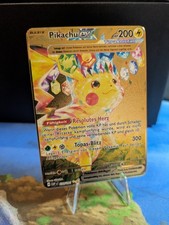 B-WARE! Karte - PIKACHU - GOLD