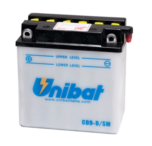 Motorradbatterie unibat cb9b - motorradbatterie,