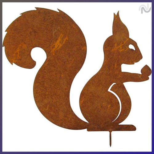Eichhörnchen deko rost - eichhörnchen,