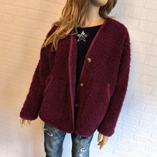 Italy Jacke aus Teddyfleece