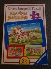 Ravensburger Puzzle: My first Puzzles, Meine Tierfreunde 3×6 Teile