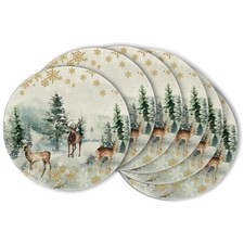 Weihnachten Tischset, Runde