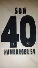 HSV Hamburger SV Son 40 Korea Flock Beflockung für Trikot Spielertrikot z0295