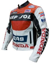 Repsol biker lederjacke - repsol,