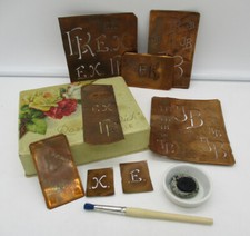 Stickschablone / Monogramm /