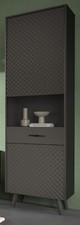 Vitrine grau matt - grau,