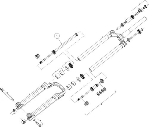 Manitou zugstufe mattoc - zugstufe, 3