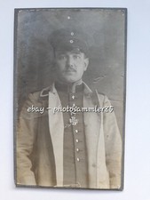 CdV WK1 Soldat mit Uniform