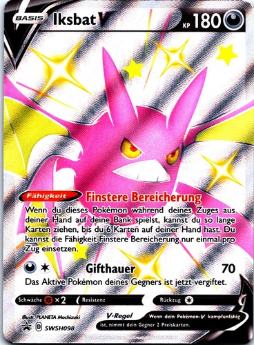 Shiny iksbat pokemon karte - pokemon,