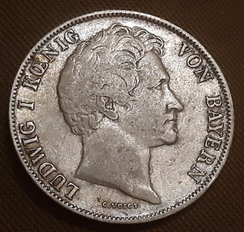 Bayern gulden 1842 ludwig - 1,