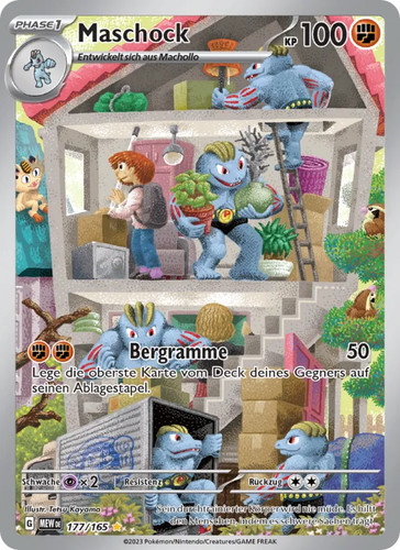 Pokemon karte maschock - karte,