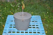 Aschenonne  blechtonne mit