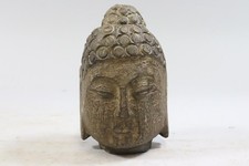 Stein Kopf Haupt Gottheit Buddha China (GV362)