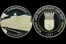 BERLIN: Medaille 1987. DDR -