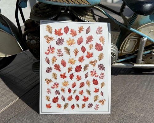 Herbst blatt nailart - blatt,