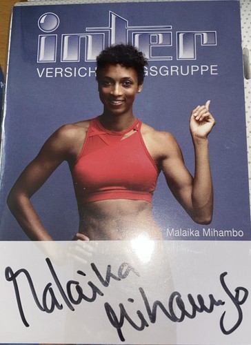 Autogramm malika mihambo - autogramm,