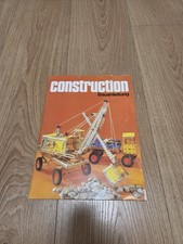 DDR Spielzeug Metallbaukasten CONSTRUCTION C01 C02 C03 C04 Anleitung komplett 