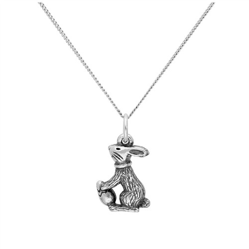 Sterling silber osterhase mit - sterling,