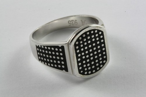 Herrenring schwarzer stein - herrenring,