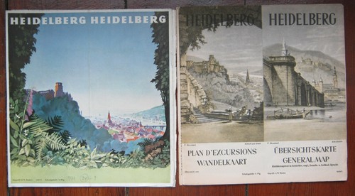 Heidelberg übersichtskarte - heidelberg,