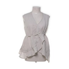 INSEIN, Wickelbluse, Größe: M, Beige, Baumwolle/Leinen/Polyester/Viskose #D41