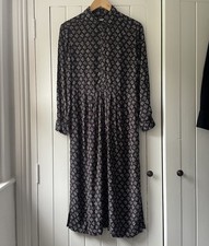 Toast schwarzes Print Viskose