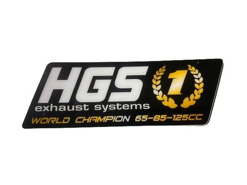 Hgs exhaust aufkleber stroke - hgs,
