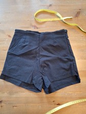 Tiefschwarz Sexy Hotpants L 40 Schwarz
