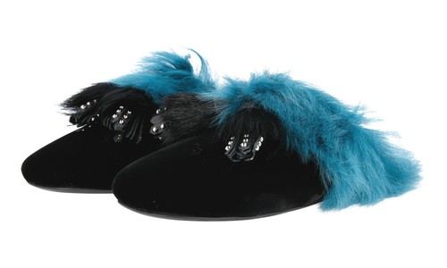 Prada samt fell mules - samt, +