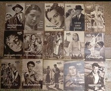 98 alte Filmprogramme 1957 bis