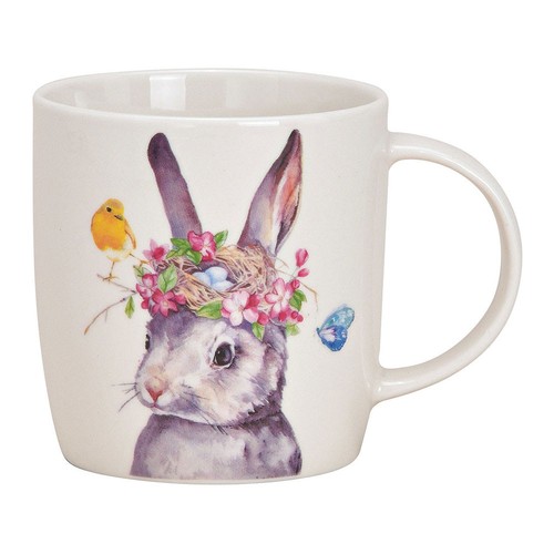 Porzellan becher hase 350 - porzellan,