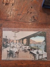 Lithographie Baumann Nr 121: Fluelen, Veranda des Hotel Sternen