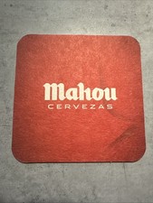 Bierdeckel Coaster Beermat Mahou Cervezas #1069