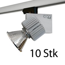 10 LED Stromschienenstrahler 27W 3Ph. Adapter f. Staff Erco Eutrac Uni Schiene