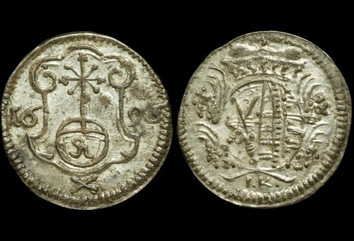 Sachsen albertiner pfennig - 1,