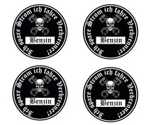 Auto 4x Aufkleber Ich spare