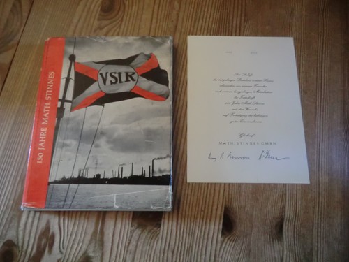 Firma stinnes 150 jahre - firma, m.stinnes