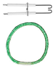 Zündelektrode und Dichtung Brennerrohr für Buderus BE & BE-A [ 17-34 kW ]