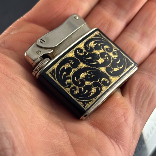Vintage black lacquer zunder - lacquer,