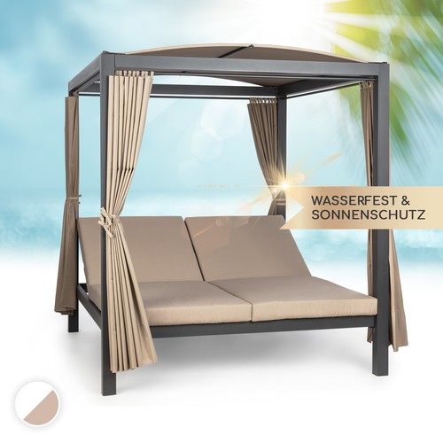 Gartenliege doppel sonnenliege - gartenliege,