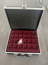 Leuchtturm Münzkoffer S mit 6 Tableaus für 144 x 2-Euro Münzen in Kapseln 360376