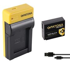 PROTECT Akku + Ladegerät für Panasonic Lumix DC-G110, -GX9, -TZ99 - DMW-BLG10