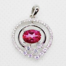 Oval Pink Mystik Topas Cubic