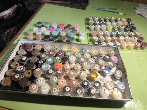 Set acrylfarben - set,