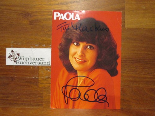 Original autogramm paola felix - original,