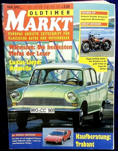 Oldtimer markt 1993 lloyd - oldtimer, 3/1993